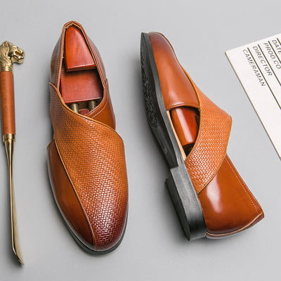 Vintage Leder Loafers
