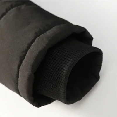 Elegante gepolsterte Fleece-Winterjacke