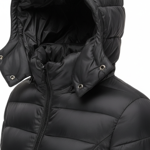 Boudica – Lange Daunen Jacke