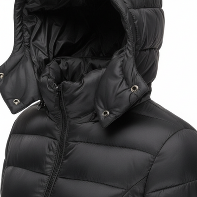 Boudica – Lange Daunen Jacke