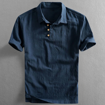 San Julian Leinen Poloshirt