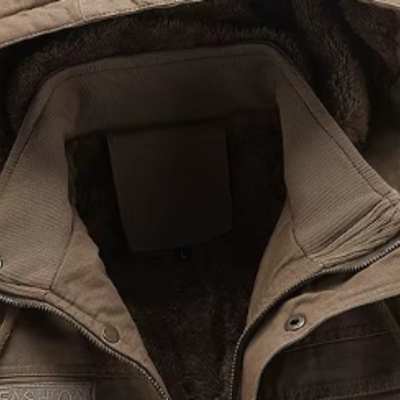 Lässige Winterjacke aus Baumwolle