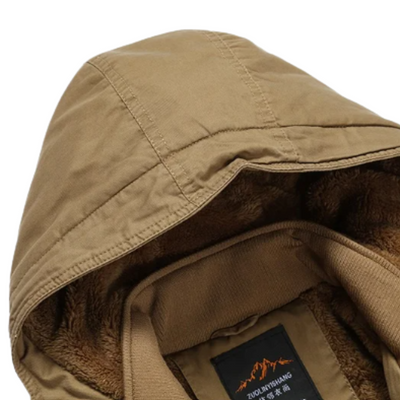 Elegante wattierte Winterjacke aus Baumwolle