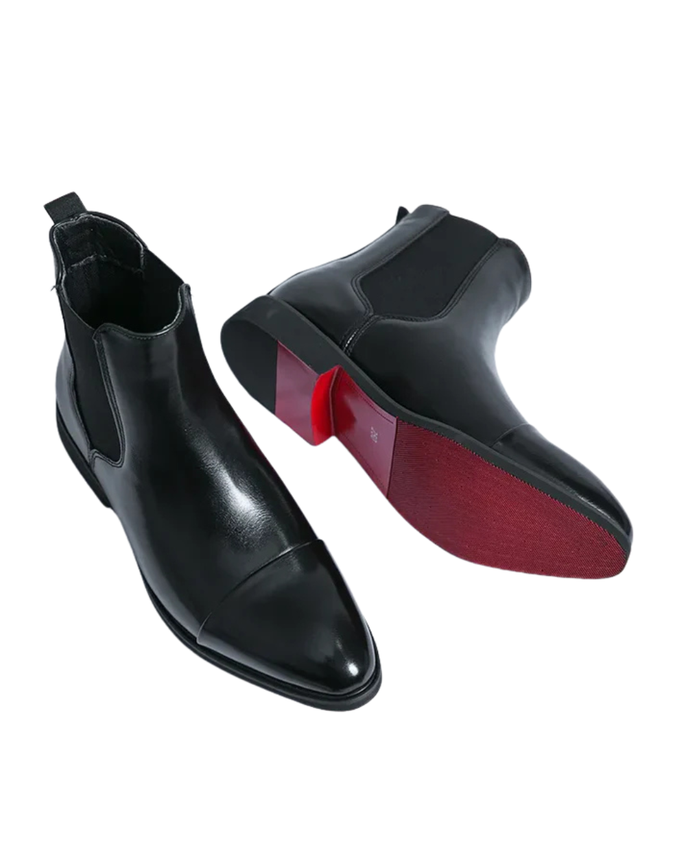 Premium Leder Chelsea Stiefel