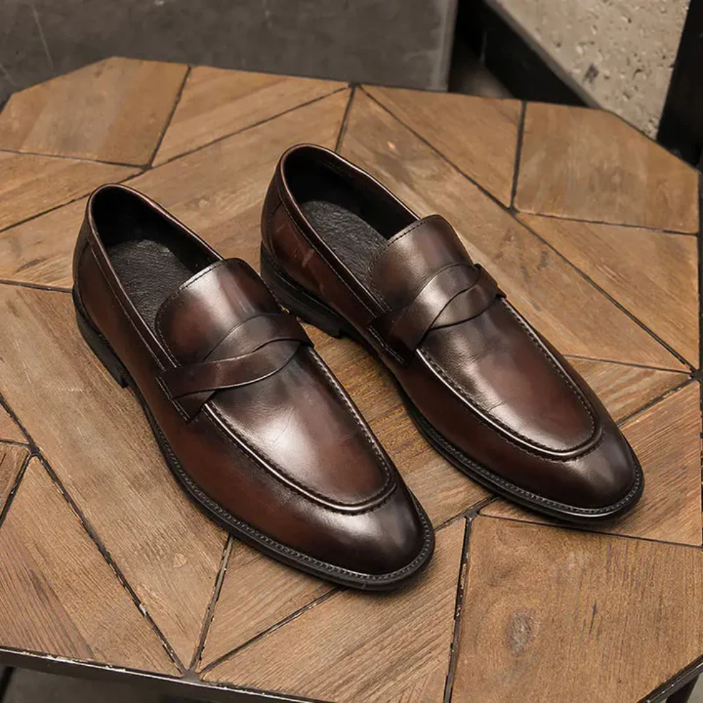 Schicke Leder-Loafers