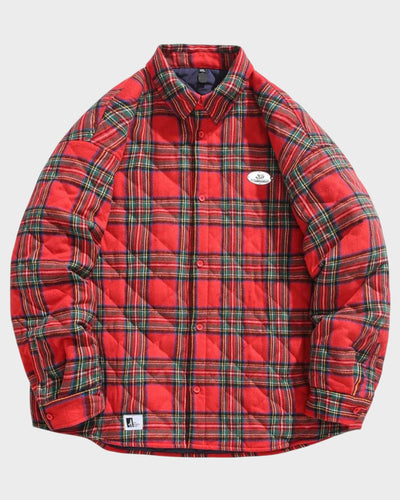 Vintage Baumwoll gepolsterte Jacke