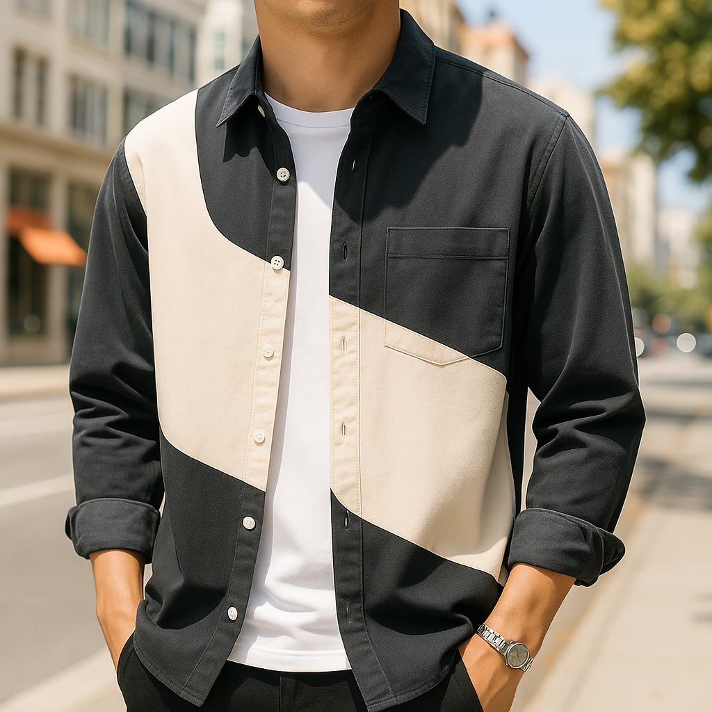 Baumwoll-Hemd in zwei Farben