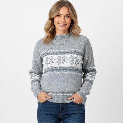 Lura - Damen Winter Strickpullover