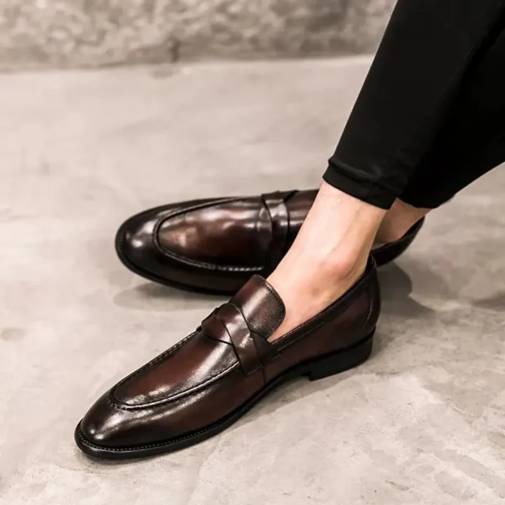 Schicke Leder-Loafers