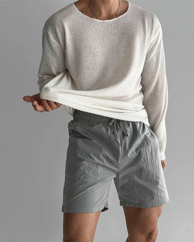 Lässiges Strick-T-Shirt