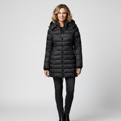 Boudica – Lange Daunen Jacke