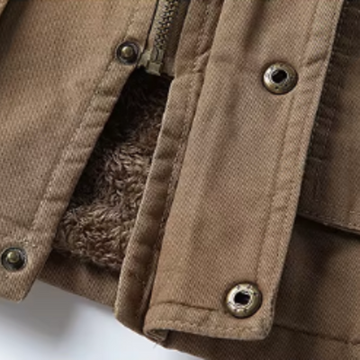 Lässige Winterjacke aus Baumwolle