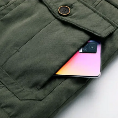 Elegante gepolsterte Jacke für draußen