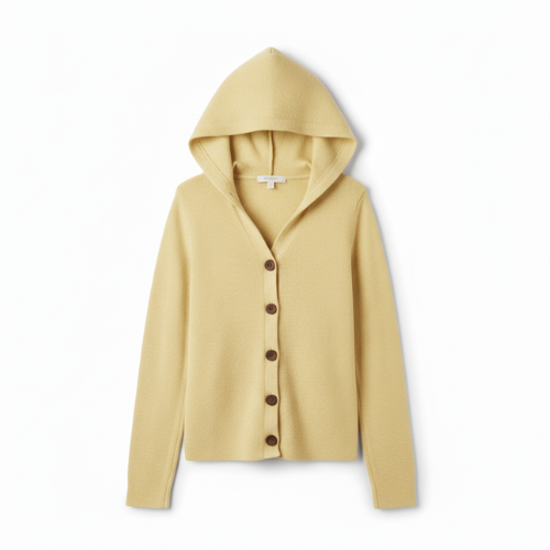 Felicia | Trendige Strickjacke mit Kapuze