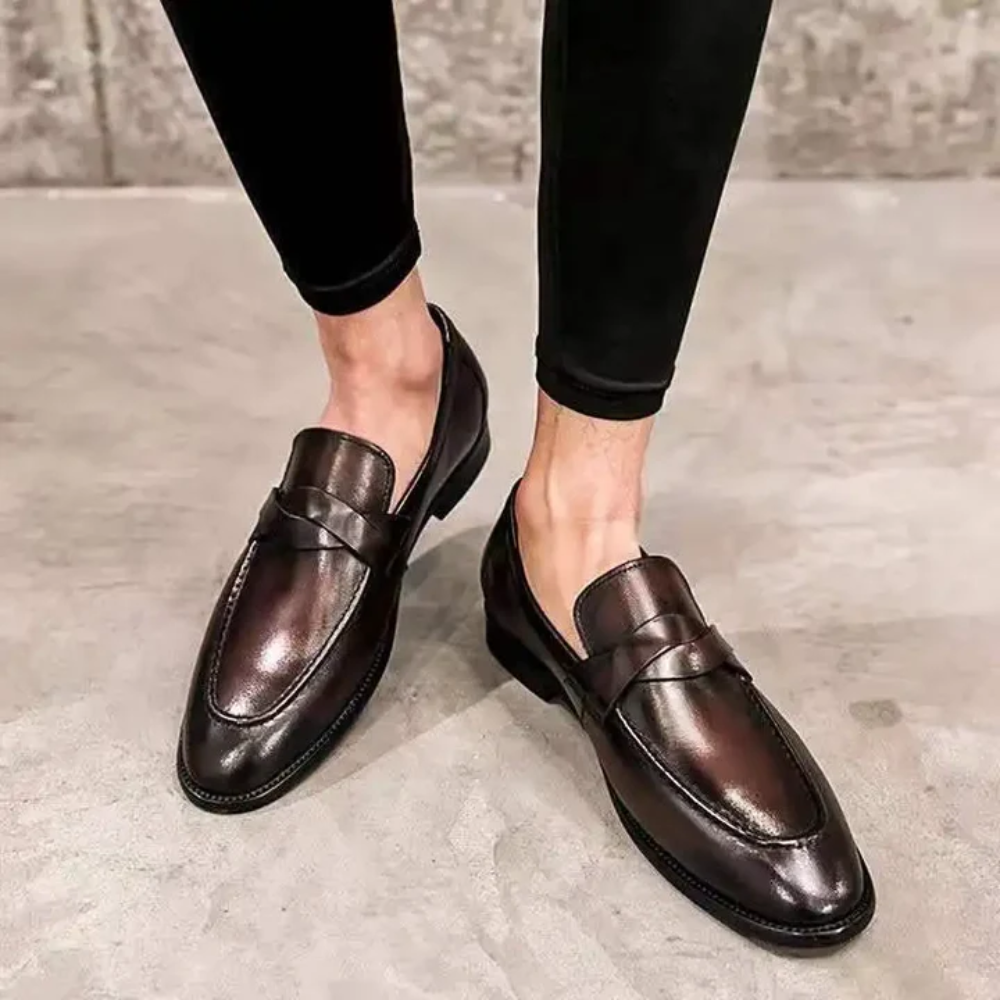 Schicke Leder-Loafers
