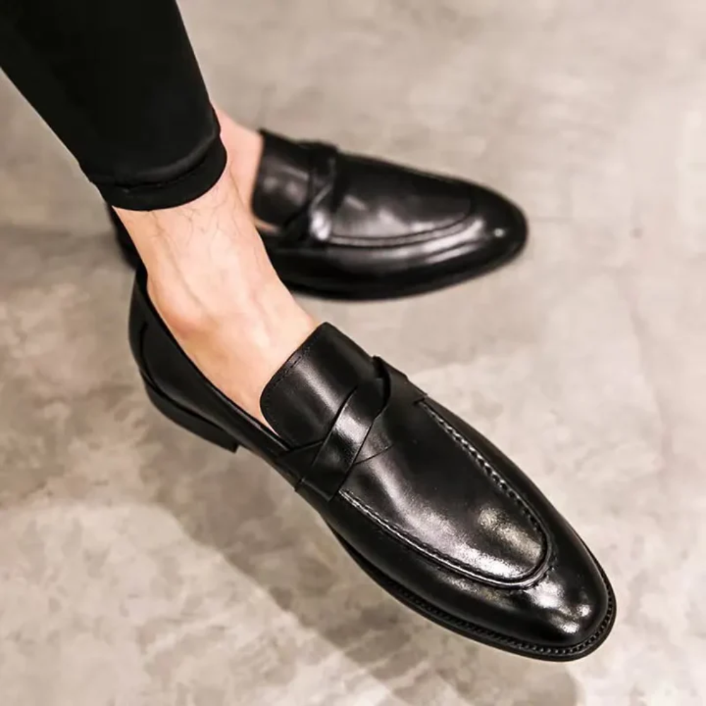 Schicke Leder-Loafers