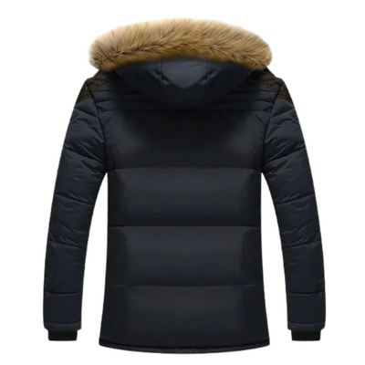 Elegante gepolsterte Fleece-Winterjacke