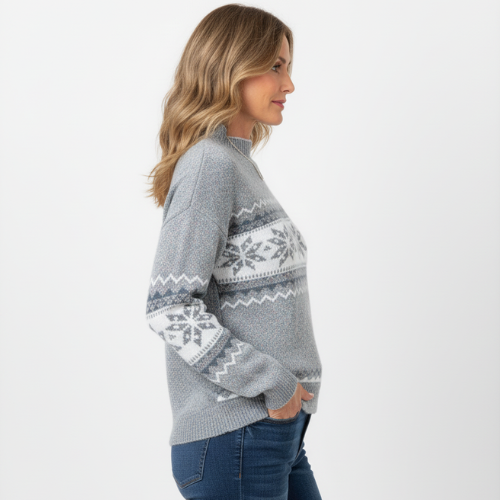 Lura - Damen Winter Strickpullover