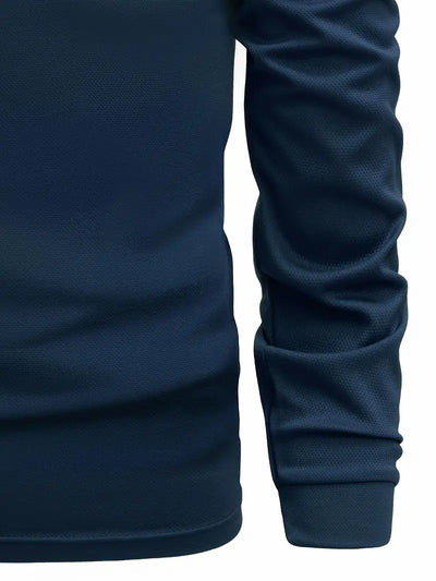 Leichter Poloshirt-Pullover