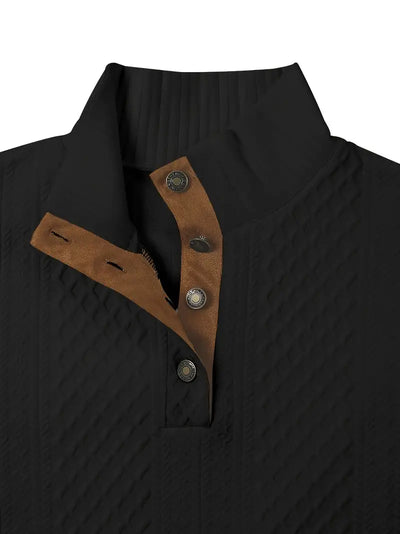 Pullover mit eleganten Knöpfen