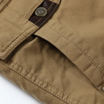 Elegante wattierte Winterjacke aus Baumwolle