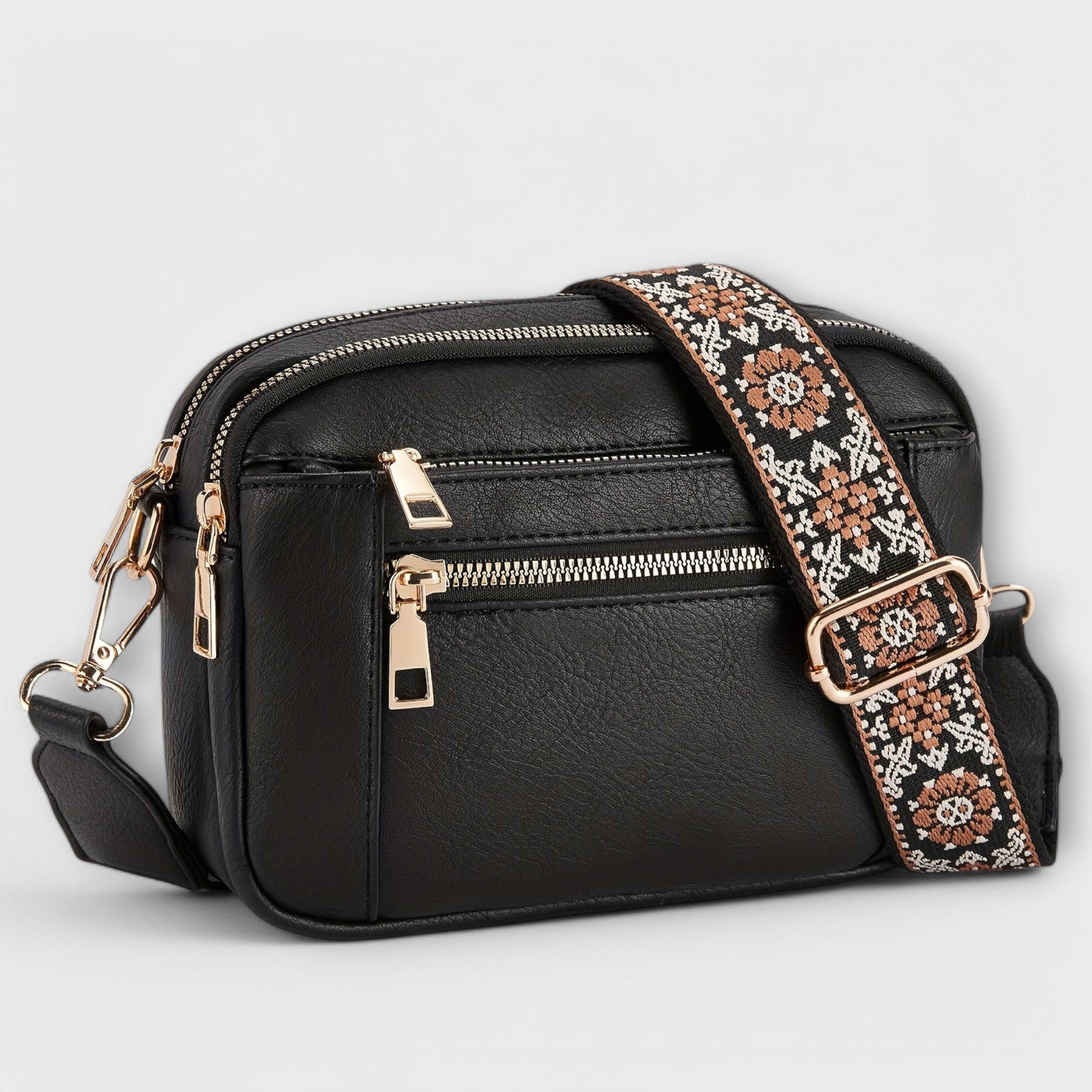 Lora. - Crossbody Tasche aus veganem Leder