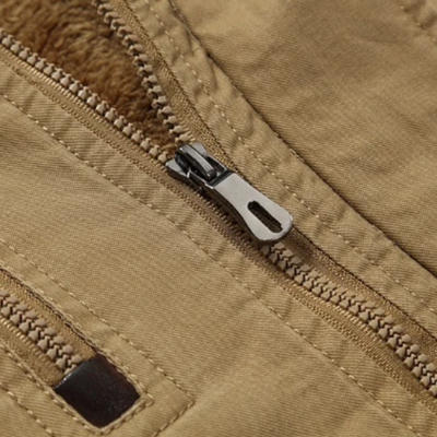 Elegante Baumwoll-Winterjacke mit Steppung