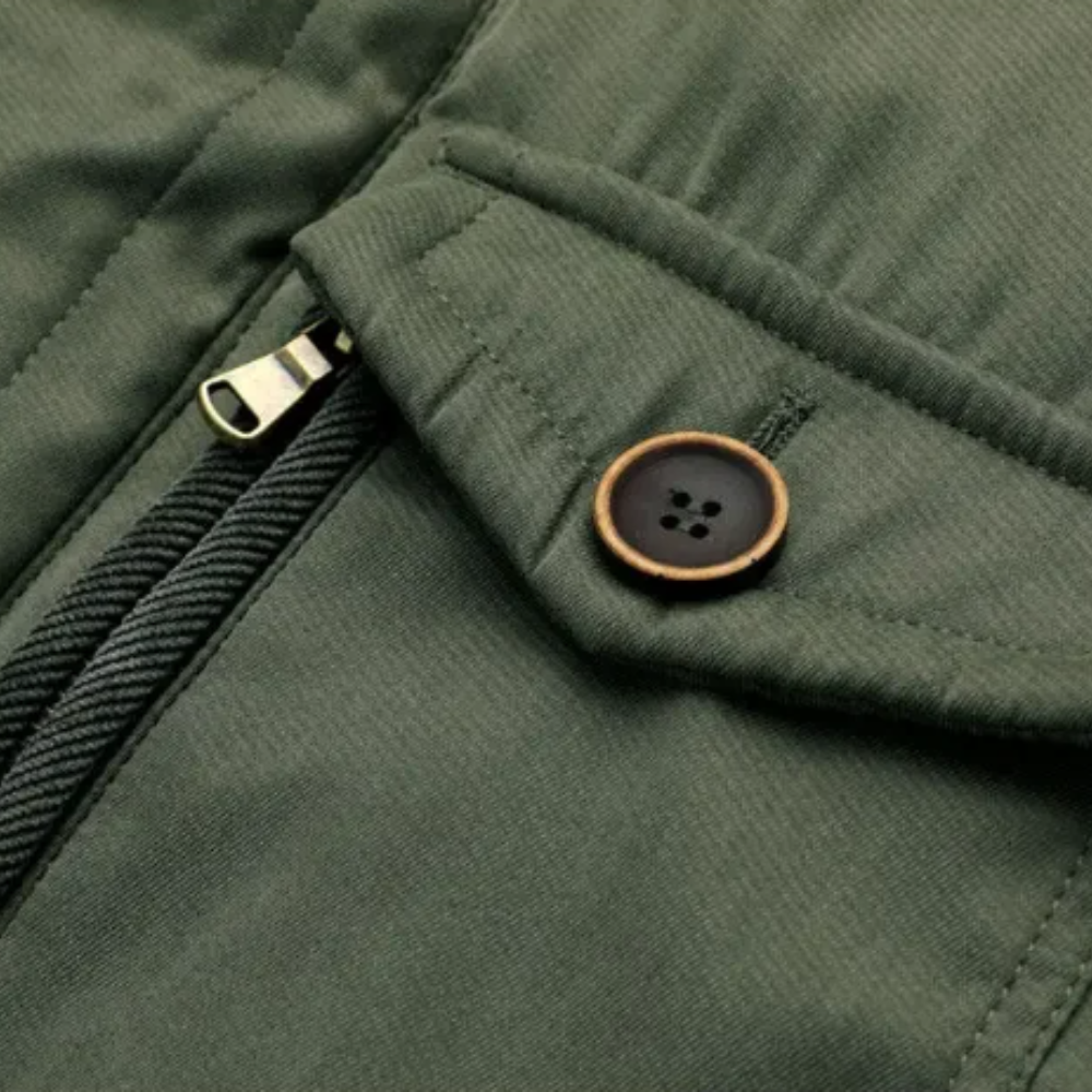 Elegante gepolsterte Jacke für draußen