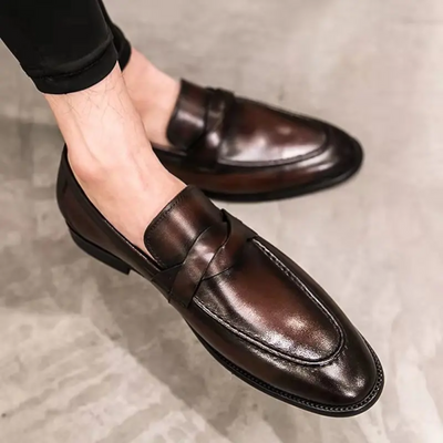 Schicke Leder-Loafers