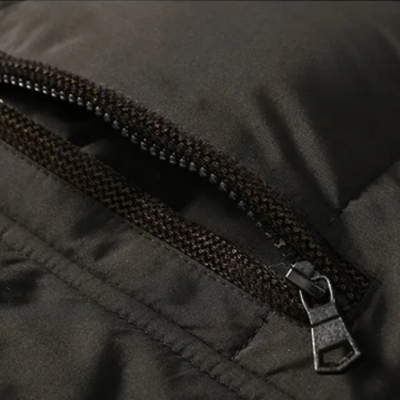 Elegante gepolsterte Fleece-Winterjacke