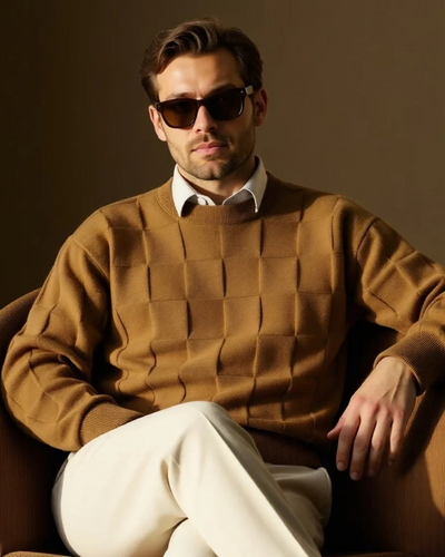 Premium gestrickter Pullover