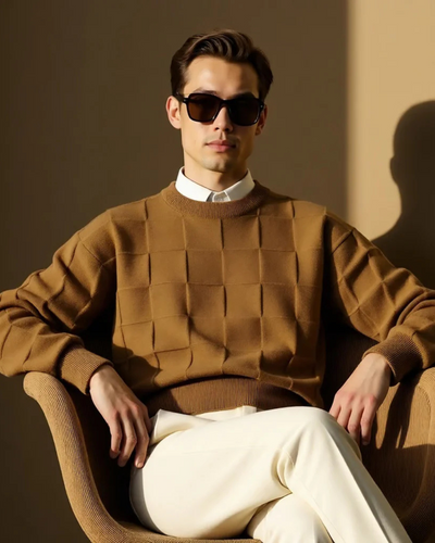 Premium gestrickter Pullover