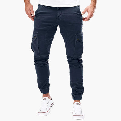 Herren Cargo Jogginghose – Moderne Streetwear Freizeithose mit Taschen und Elastikbund, Outdoor & Alltag
