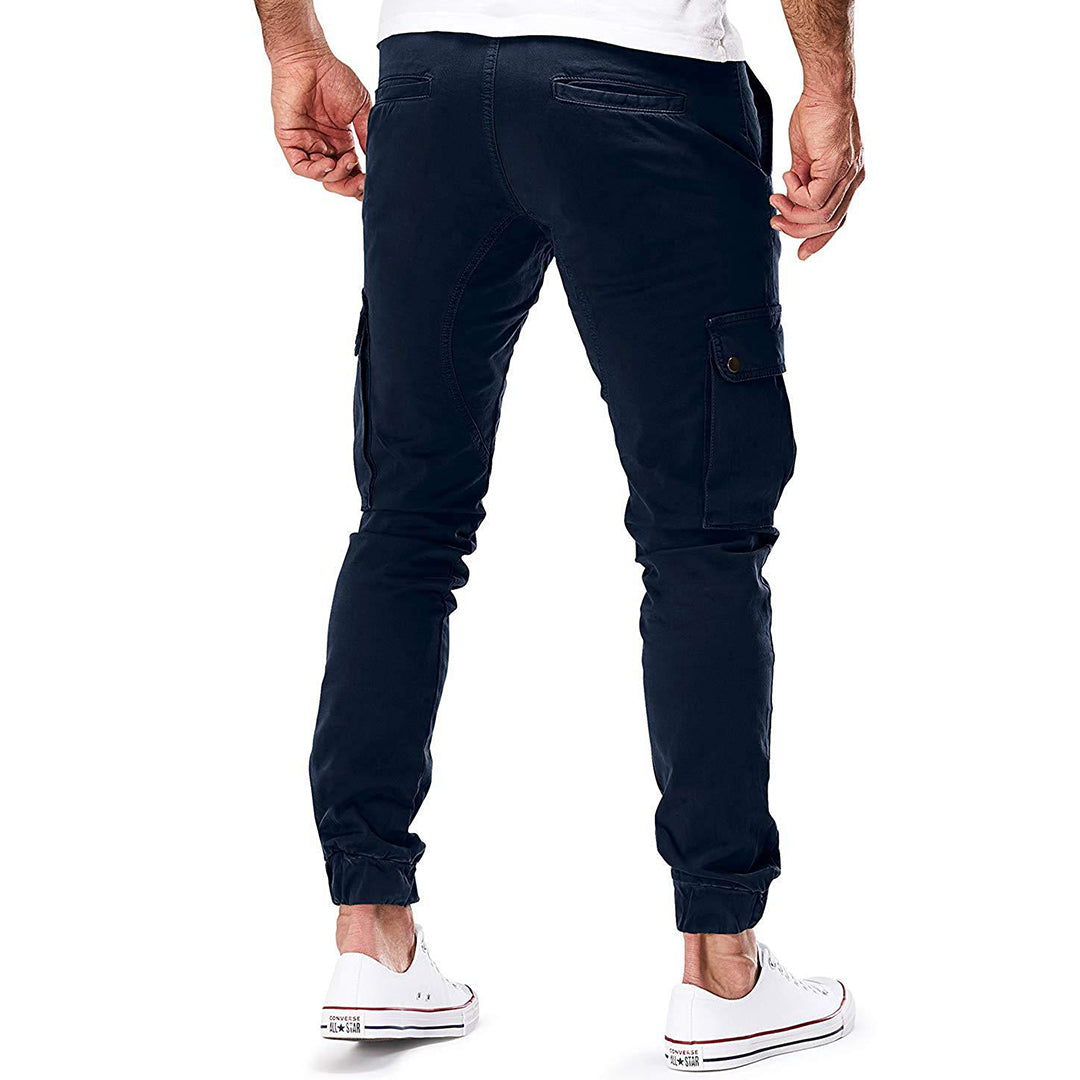 Herren Cargo Jogginghose – Moderne Streetwear Freizeithose mit Taschen und Elastikbund, Outdoor & Alltag