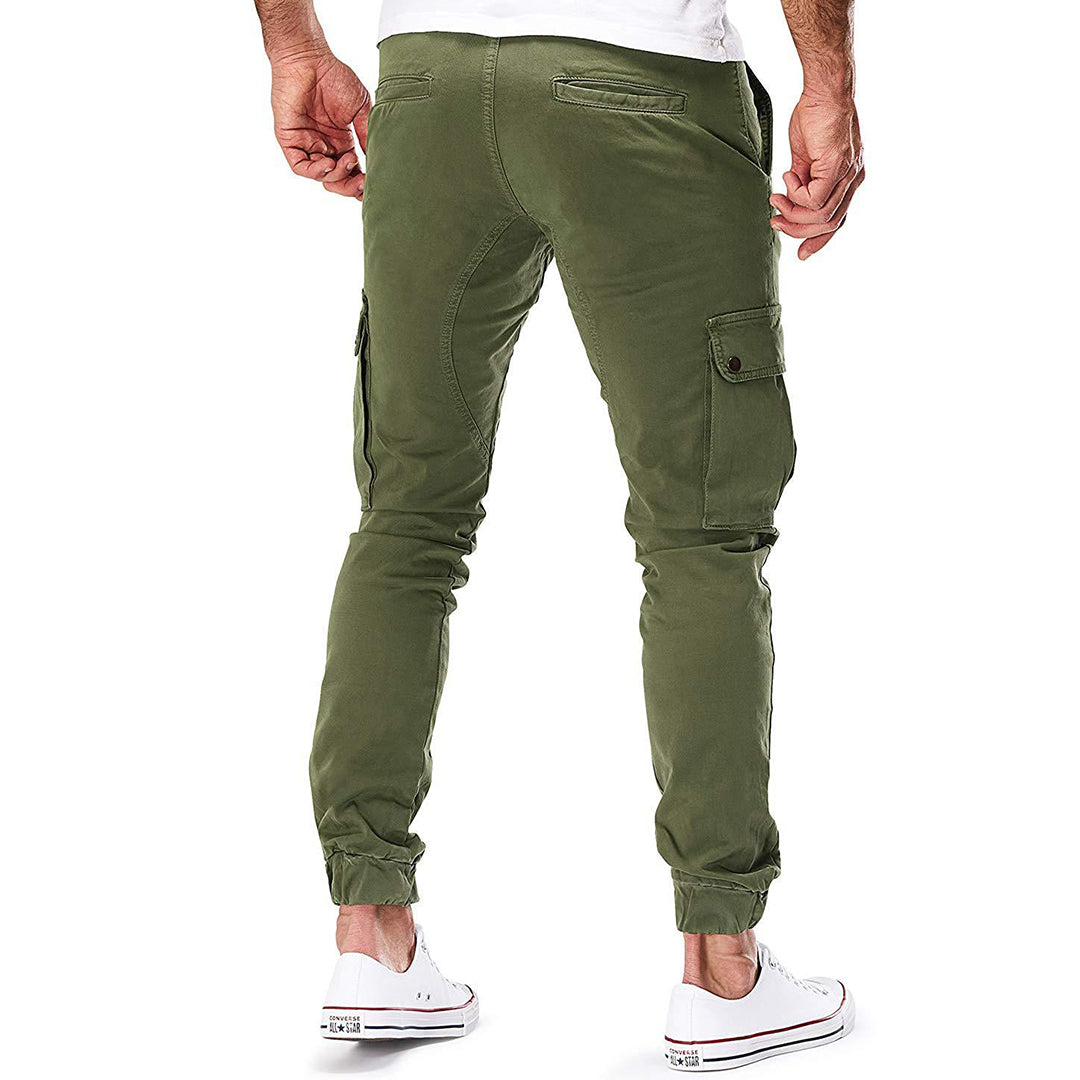 Herren Cargo Jogginghose – Moderne Streetwear Freizeithose mit Taschen und Elastikbund, Outdoor & Alltag