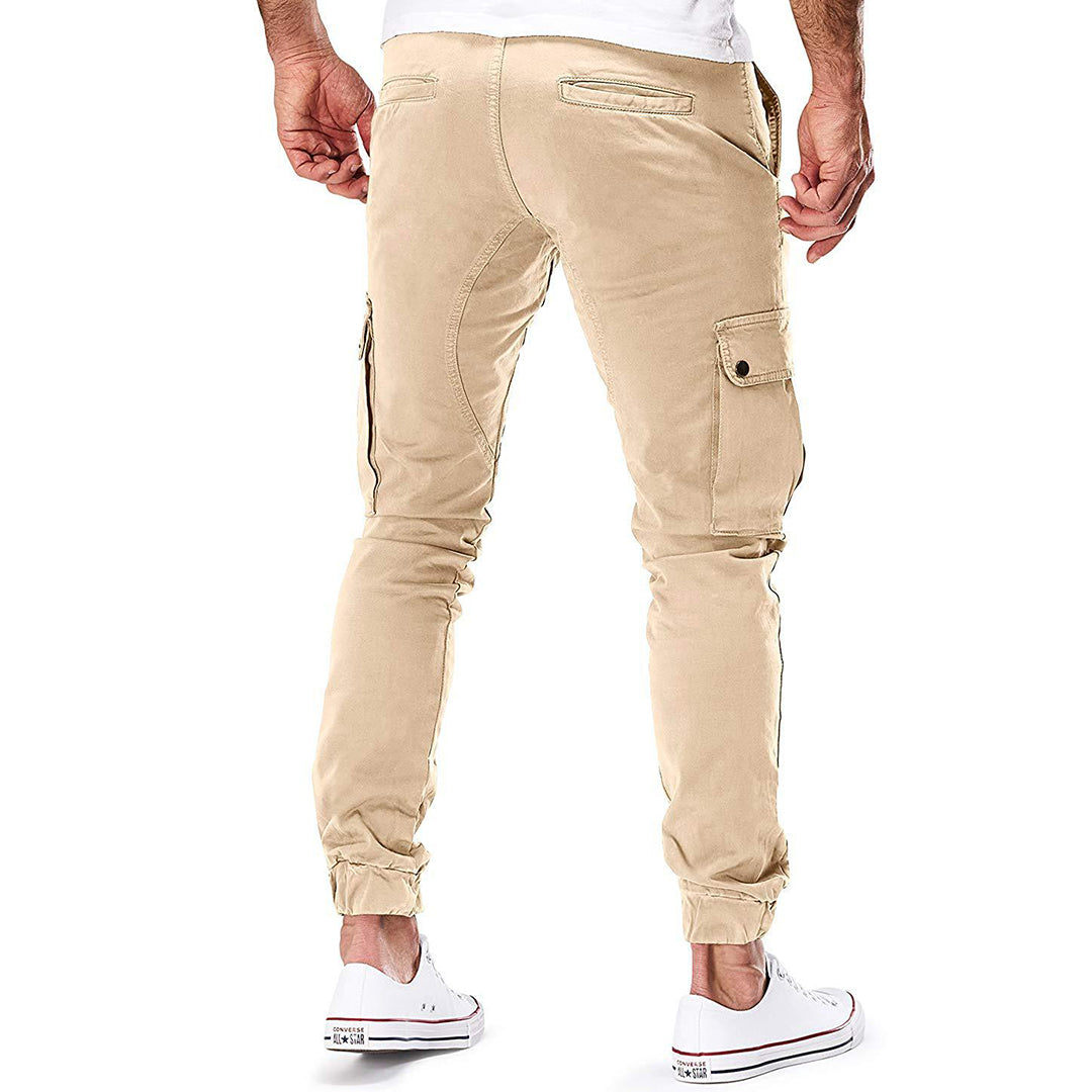 Herren Cargo Jogginghose – Moderne Streetwear Freizeithose mit Taschen und Elastikbund, Outdoor & Alltag