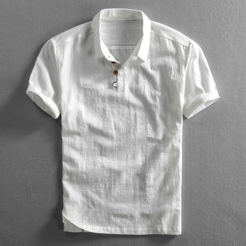San Julian Leinen Poloshirt