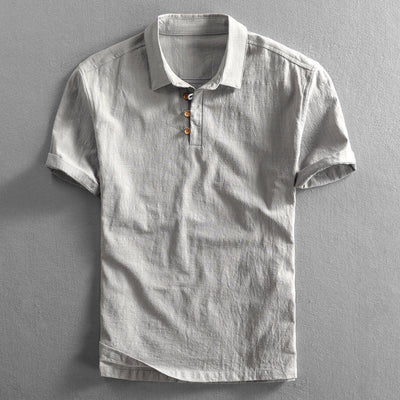 San Julian Leinen Poloshirt