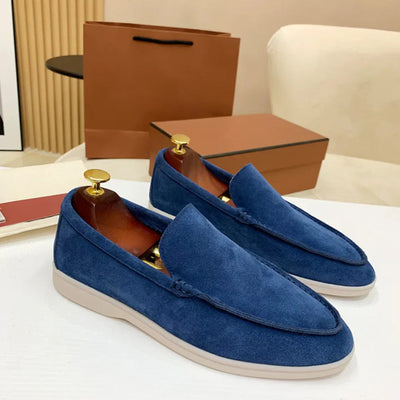Klassische Wildleder Loafers