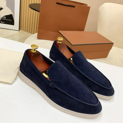 Klassische Wildleder Loafers