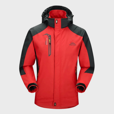 Herren Softshell-Jacke mit Kapuze, winddichter Membran und wasserabweisender Ausführung