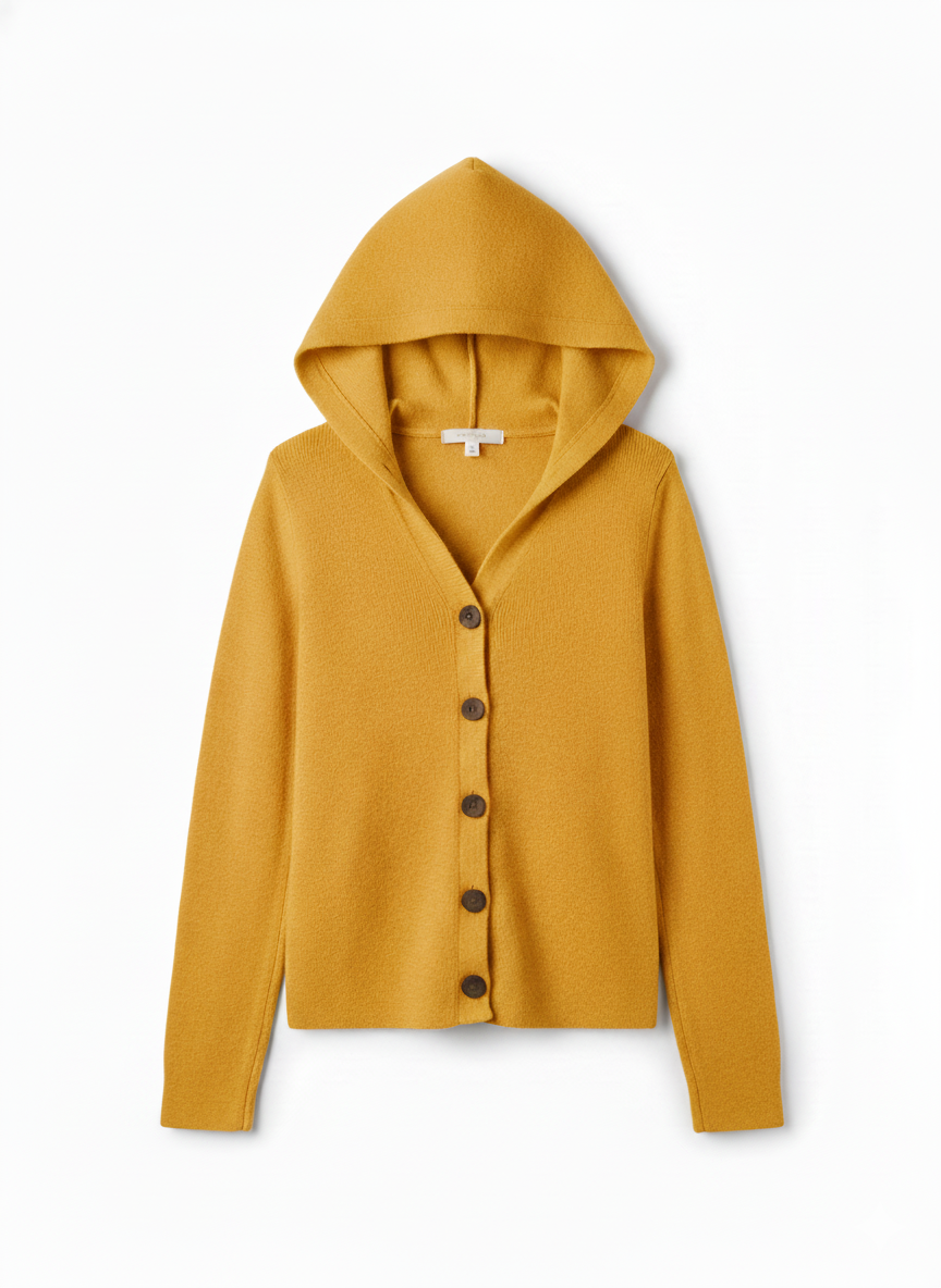 Felicia | Trendige Strickjacke mit Kapuze