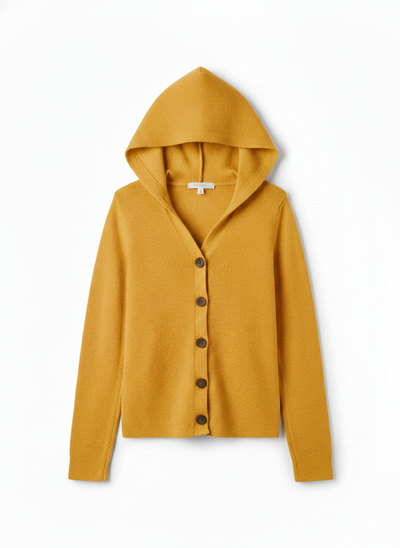 Felicia | Trendige Strickjacke mit Kapuze