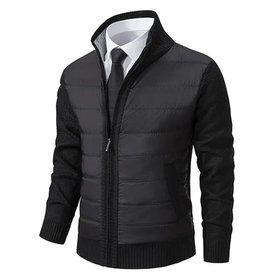 Vielseitige Herren-Winterstrickjacke