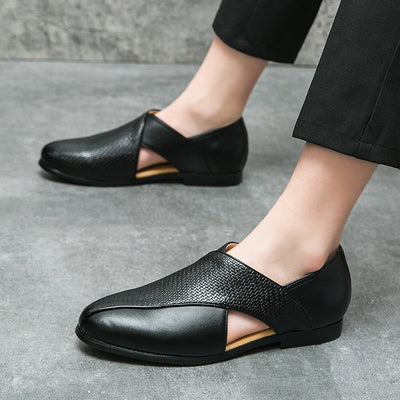 Vintage Leder Loafers