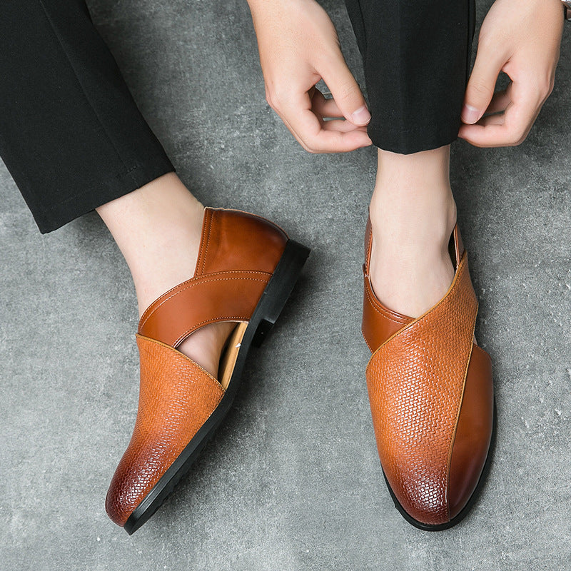 Vintage Leder Loafers