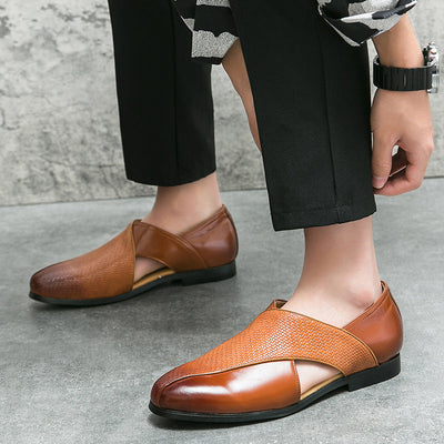 Vintage Leder Loafers