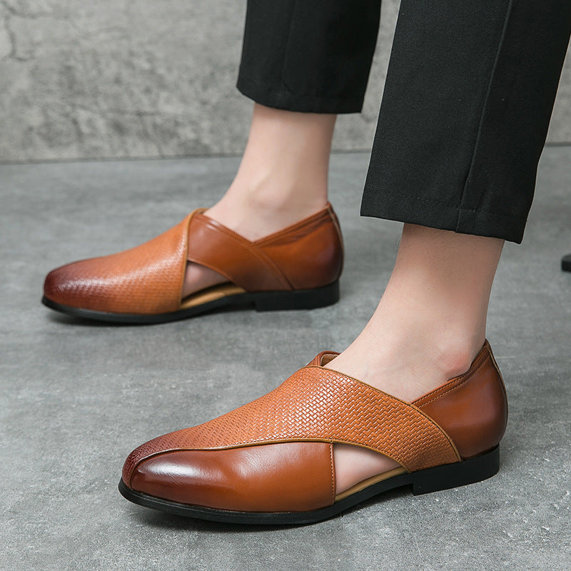 Vintage Leder Loafers