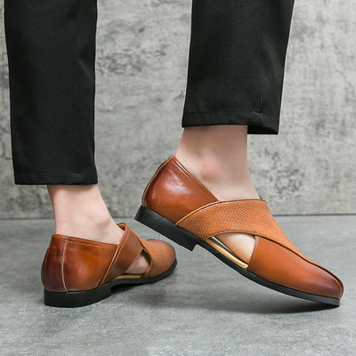 Vintage Leder Loafers