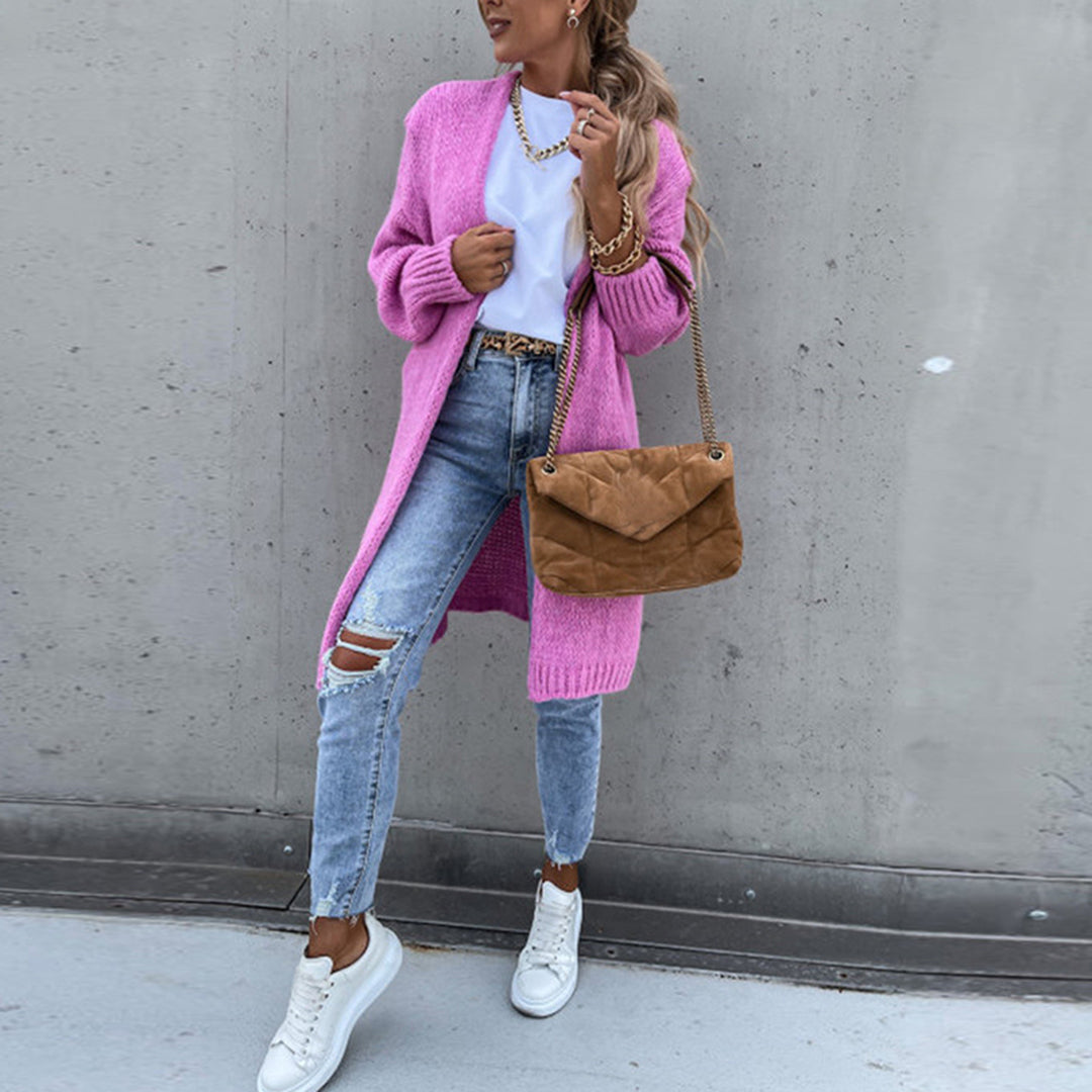 Camile - Klassischer Langer Cardigan